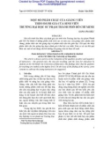 Một số phẩm chất của giảng viên theo đánh giá của sinh viên Trường Đại học Sư phạm Thành phố Hồ Chí Minh