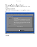 Sử dụng Norton Ghost 11.5.1