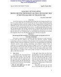 Giáo dục kĩ năng sống trong chương trình đào tạo Thạc sĩ Giáo dục học ở Trường Đại học Sư phạm Hà Nội