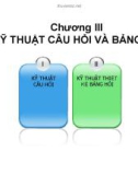 Bài giảng Điều tra xã hội học: Chương 3 - ThS. Nguyễn Thị Xuân Mai