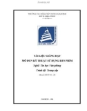 Tài liệu giảng dạy Kỹ thuật sử dụng bàn phím (Nghề: Tin học văn phòng - Trình độ: Trung cấp) - Trường CĐ Xây dựng Nam Định