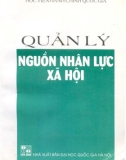 Nguồn nhân lực xã hội và các phương pháp quản lý: Phần 1