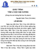 Giáo trình Tâm lí học đại cương: Phần 1 - Nguyễn Xuân Thức (chủ biên)