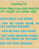 Bài giảng Tâm lý học lao động: Chương 4 - ThS. Hoàng Thế Hải