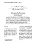 Quy trình đảm bảo chất lượng các chương trình đào tạo tại Đại học Huế theo tiêu chuẩn AUN-QA