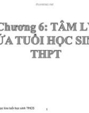 Bài giảng Tâm lý học giáo dục: Chương 6 - GV. Nguyễn Thị Vân