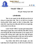 Tìm hiểu về Thuật Tâm lý