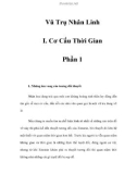 Vũ Trụ Nhân Linh - I. Cơ Cấu Thời Gian - Phần 1