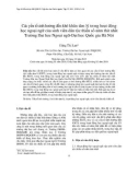 Các yếu tố ảnh hưởng đến khó khăn tâm lý trong hoạt động học ngoại ngữ của sinh viên dân tộc thiểu số năm thứ nhất Trường Đại học Ngoại ngữ - Đại học Quốc gia Hà Nội