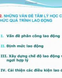 Bài giảng Tâm lý học lao động: Chương 2 - ThS. Hoàng Thế Hải