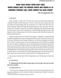 Đào tạo giáo viên dạy học môn Khoa học tự nhiên theo mô hình A+B - Những thuận lợi, khó khăn và giải pháp