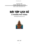 Bài tập Lịch sử ở trường phổ thông: Phần 1 - Đặng Văn Hồ, Trần Quốc Tuấn