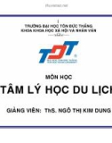 Bài giảng về TÂM LÝ HỌC DU LỊCH