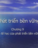 Phát triển bền vữngChương 9: Kinh tế học của phát triển bền vững