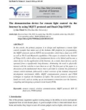 The demonstration device for remote light control via the Internet by using MQTT protocol and Dual-Chip ESP32