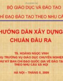 Hướng dẫn xây dựng chuẩn đầu ra