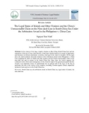 The legal status of islands and other features and the china s unreasonable claim on the nine dash line in south China sea under the arbitration award in the Philippines v. China Case