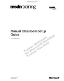 The manual Classroom Setup Guide