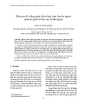 Nâng cao kỹ năng nghe hiểu tiếng Anh chuyên ngành Quan hệ quốc tế cho cán bộ đối ngoại