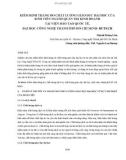 Kiểm định thang đo chất lượng giáo dục đại học của sinh viên ngành Quản trị kinh doanh tại Viện Đào tạo quốc tế, Đại học Công nghệ thành phố Hồ Chí Minh - HUTECH