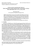 Sử dụng phương pháp dạy học tích cực trong thiết kế các hoạt động dạy học thường thức âm nhạc phát triển phẩm chất, năng lực học sinh