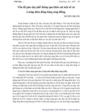 Vấn đề giáo dục phổ thông qua khảo sát một số xã ở nông thôn đồng bằng sông Hồng - Nguyễn Thị Văn