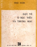 Nghiên cứu phương pháp dạy vẽ ở bậc Tiểu học và Trung học: Phần 1