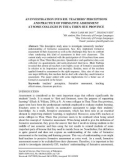 An investigation into EFL teachers' perceptions and practice of formative assessment at some colleges in Thua Thien Hue province