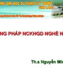 Bài giảng Phương pháp nghiên cứu khoa học giáo dục nghề nghiệp - Th.S Nguyễn Minh Trung