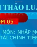 Thuyết trình Đánh giá xu hướng phát triển của thị trường bảo hiểm rủi ro sau khi Việt Nam gia nhập WTO