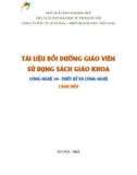 Tài liệu bồi dưỡng giáo viên sử dụng SGK Công nghệ 10 – Thiết kế và công nghệ cánh diều