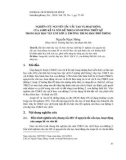 Nghiên cứu nguyên tắc cấu tạo và hoạt động của Ampe kế và Vôn kế theo con đường thiết kế trong dạy học Vật lí ở lớp 11 trường trung học phổ thông