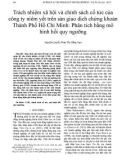 Trách nhiệm xã hội và chính sách cổ tức của công ty niêm yết trên sàn giao dịch chứng khoán thành phố hồ chí minh: Phân tích bằng mô hình hồi quy ngưỡng