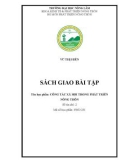 Sách giao bài tập - Học phần: Công tác xã hội trong phát triển nông thôn