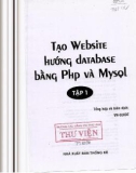 Thực hành tạo website hướng database bằng PHP và MySQL (Tập 1): Phần 1