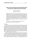 Đánh giá học phần theo định hướng nghề nghiệp ứng dụng tại trường Đại học Thủ đô Hà Nội