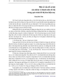 Một số vấn đề xã hội của nhóm vị thành niên đô thị trong quá trình đô thị hóa hiện nay - Đặng Bích Thủy