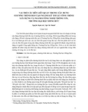 Vai trò các bên liên quan trong xây dựng chương trình đào tạo ngành kỹ thuật công trình xây dựng và ngành công nghệ thông tin, trường Đại học Hồng Đức