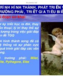 Bài giảng Quá trình hình thành, phát triển và các trường phái, triết gia tiêu biểu