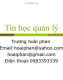 Tin học quản lý