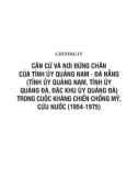 Ebook Căn cứ và nơi đứng chân của Tỉnh ủy Quảng Nam (1930-1975): Phần 2