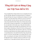 Tổng kết Lịch sử Đảng Cộng sản Việt Nam thế kỉ XX_3