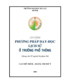 GIÁO TRÌNH PHƯƠNG PHÁP DẠY HỌC LỊCH SỬ Ở TRƯỜNG PHỔ THÔNG