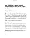 Biến đổi về kinh tế và văn hóa - xã hội của người Thái ở vùng tái định cư thủy điện Lai Châu