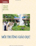 Văn hóa Môi trường giáo dục