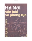 Hà Nội văn hóa và phong tục: Phần 1