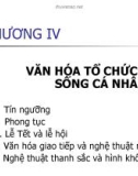 Bài 5 - Văn hóa tổ chức đời sống cá nhân (phần 1)