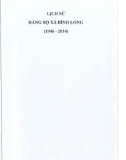 Ebook Lịch sử Đảng bộ xã Bình Long (1946-2014): Phần 1