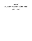 Ebook Lịch sử Đảng bộ phường Đồng Tiến (1947-2017): Phần 1