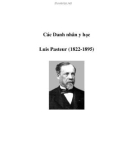 Các Danh nhân y học - Luis Pasteur (1822-1895)